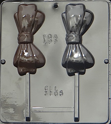 Bow tie lollipop chocolate - lollipop,