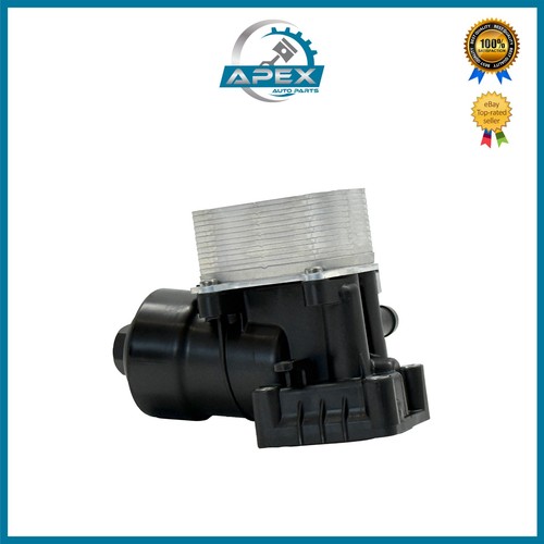 Oil cooler cap housing - oil, filter