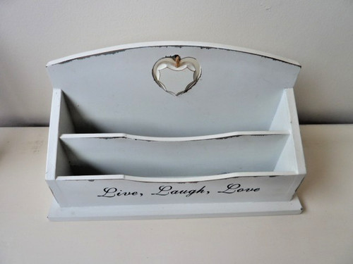 Wooden letter rack - letter, live
