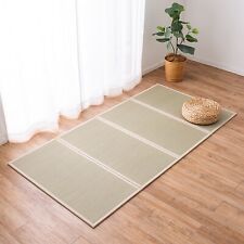 HAGIHARA Tatami Mattress Twin Japanese rush grass Futon Foldable Beige 2607