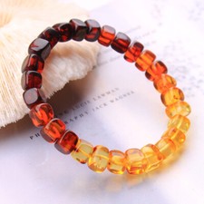 Natural Amber Stretch Bracelet