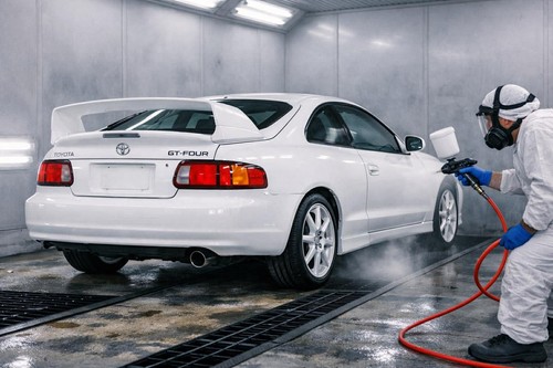 Exterior paint respray - , service