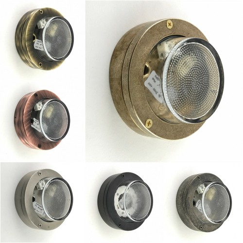Solid brass round - round, bulkhead