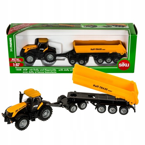 Jcb tractor dolly tipping - &,