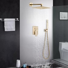 Gold Concealed Shower Mixer
