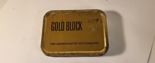 Gold block pipe tobacco empty - tobacco,