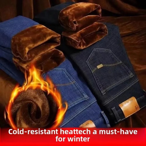 Mens winter thermal jeans - mens,