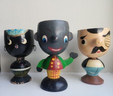 3 x Vintage Novelty Wooden