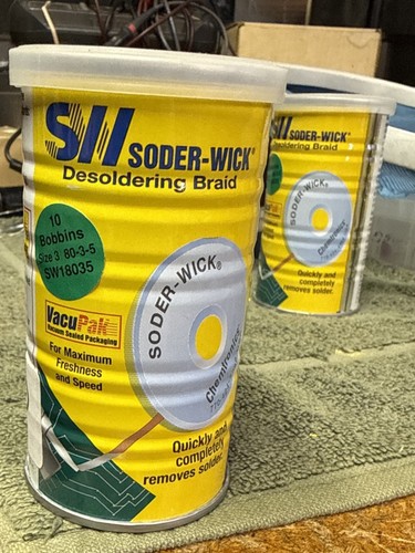 Solder wick braid new cans - solder, 3