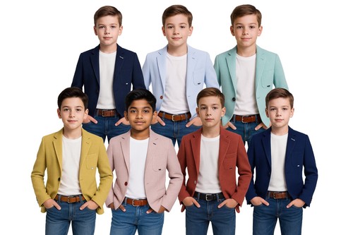 Boys twill blazer slim - twill,
