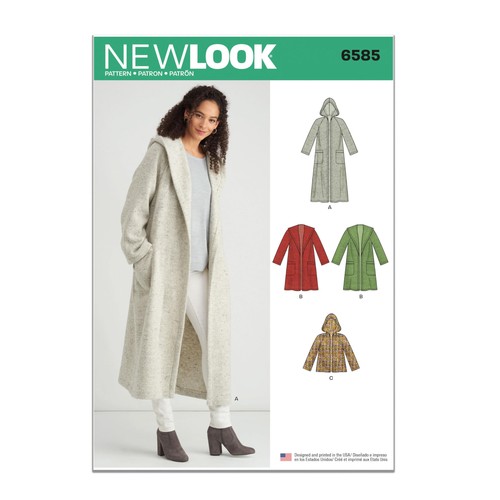New look s9129 hooded - look,