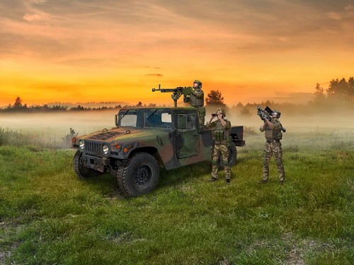 Icm drone hunters - 'drone, humvee