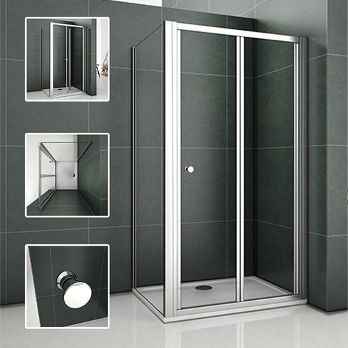 Walk chrome bifold shower - walk,