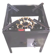 COMMERCIAL STOCKPOT COOKER/STOVE 32 JET BURNER 600 x 600 NATURAL OR BOTTLE GAS