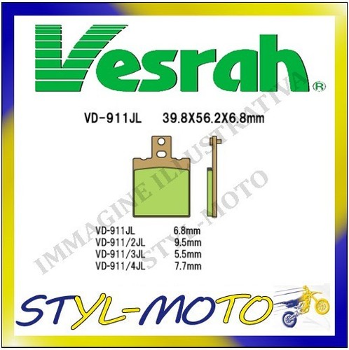 911jl rear sintered brake - rear,