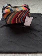 PAUL SMITH SWIRL Leather Cross Body Women's stripe shoulder BAG