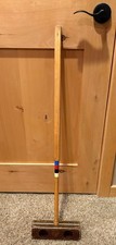 Classic Solid Wood Square Head Round Hole 36 inch 2 pound 11 oz Croquet Mallet
