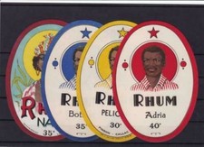 original french 1920s rhum rum alcohol labels ref r13606