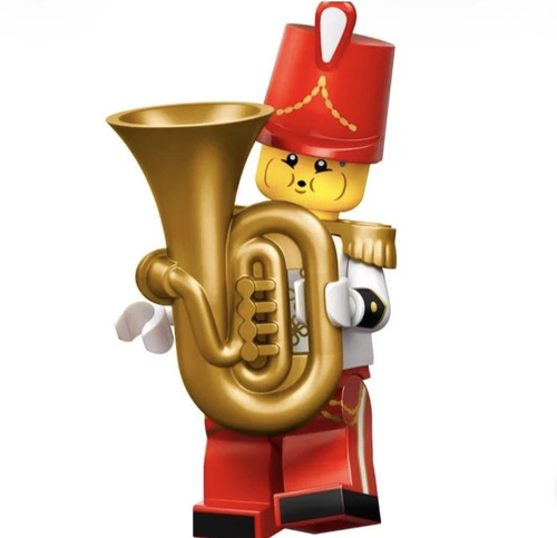 Lego tuba player minifigure - tuba,