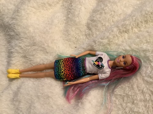 Barbie doll punk rainbow - barbie,