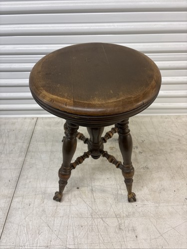 Antique oak victorian swivel - oak,