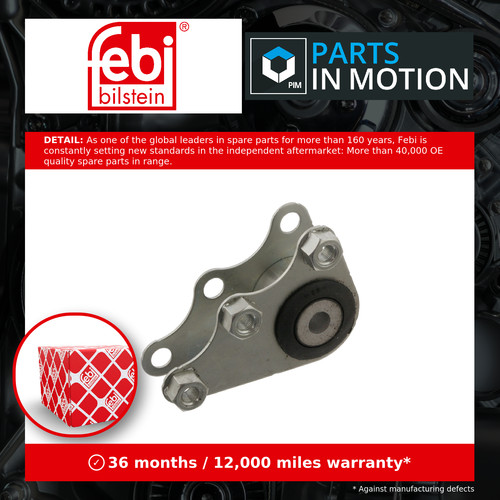 Engine mount rear lower - engine,