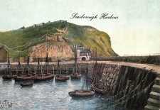 KEVIN PLATT PAINTINGS SCARBOROUGH TOPOGRAPHICAL POSTCARD UNUSED VERY GD MINT