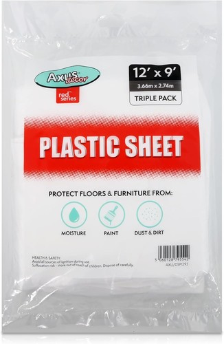 Axus decor plastic dust sheets - axus,