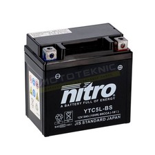 Nitro NT5L AGM Gel Battery to