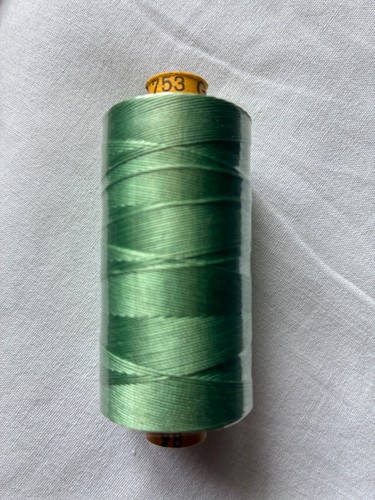 Green silk thread from