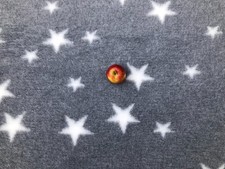 Vet Bedding Dog Whelping Fleece Puppy  NON SLIP Roll Grey White Star FREEPOST