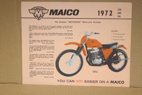 1972 maico 250 400 501 - maico,