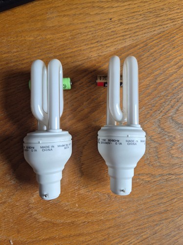 Two ikea energy saving bulbs - -,
