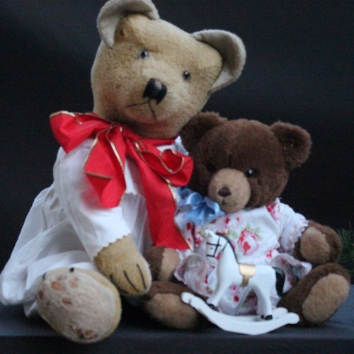 Antique teddy bear - bear, 60cm