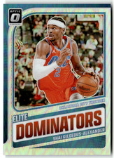 2024-25 Donruss Optic NBA No. 19 Shai Gilgeous-Alexander Elite Dominators Silver