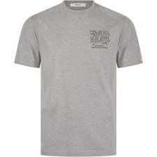 REPLAY DISTRESSED LETTERING T-SHIRT