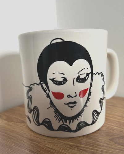 Vintage pierrot clown - vintage,