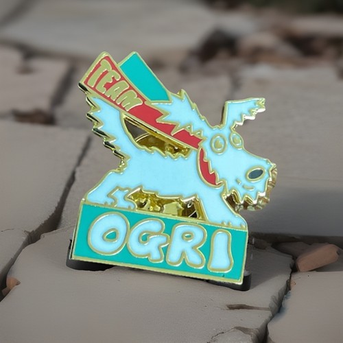 Ogri lapel pin badge ace - ogri, badge,