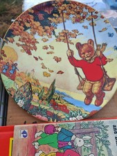 Rupert The Bear Series 1 Collectors Plate With Books Wedgewood