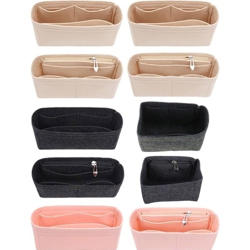 Compact felt purse organizer - felt,