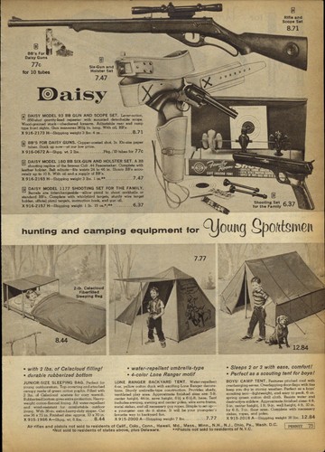 1963 paper daisy - bb, gun