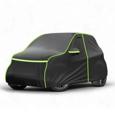 Car Cover Waterproof All Weather for Smart Fortwo 2007-2019 Black