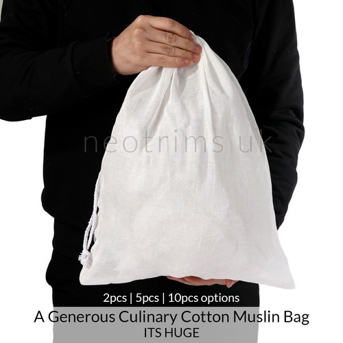 Cotton drawstring bag 2pcs - drawstring,