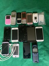 Joblot Of 14x Faulty Phone Bundle +MP3 Samsung iPhone Nokia Parts Repair Spares