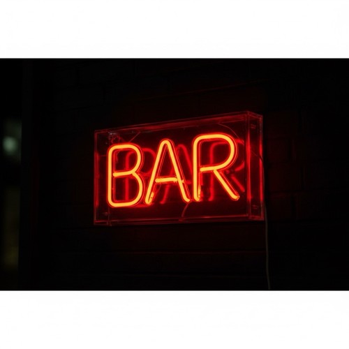 Bar led neon sign - led, x