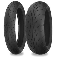 Motorcycle Tyres Shinko 003 Stealth 120/70 ZR17 & 200/50 ZR17 A Hook-Up Pair