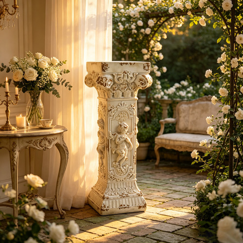 Large roman column - column, pedestal