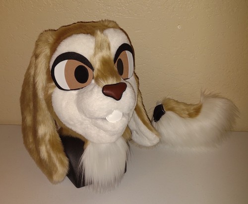 Blonde bunny fursuit partial - blonde,