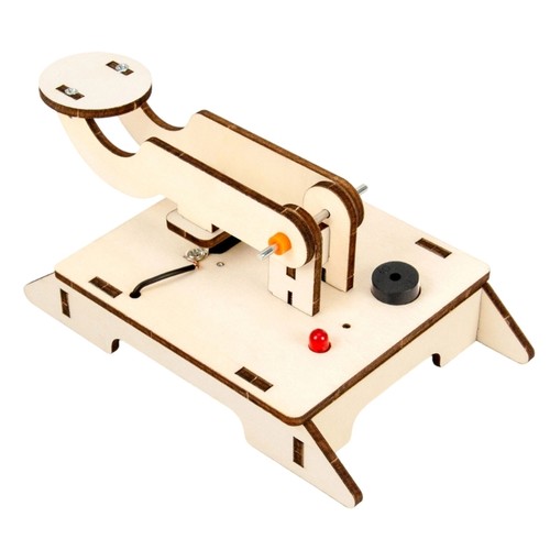 Wooden morse code learning - morse,