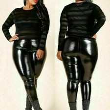  Plus Size Women Pvc Latex